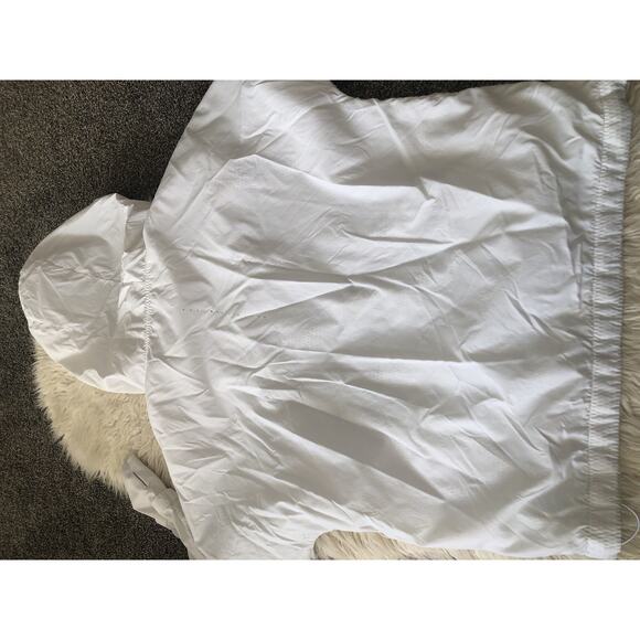 Zyia Active Women's Windbreaker Hooded White Full Zip Jacket Large Mesh Lined H1 - Picture 11 of 11